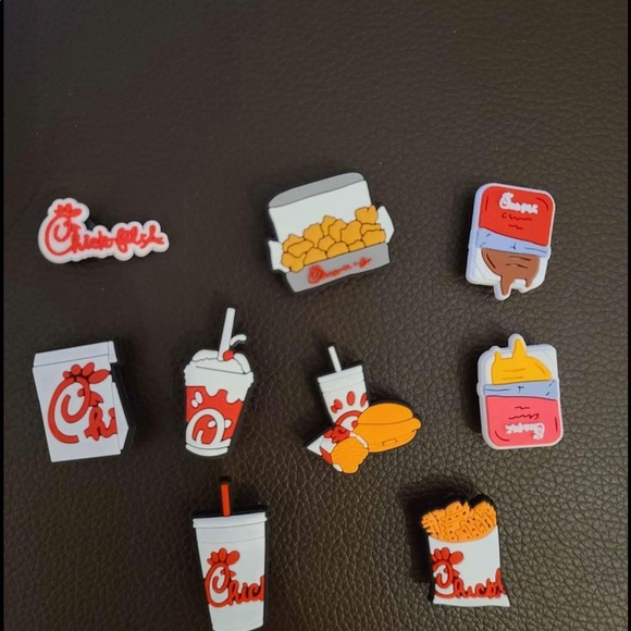Shoes Set Of 9 Chick Fil A Shoes Charms New Poshmark